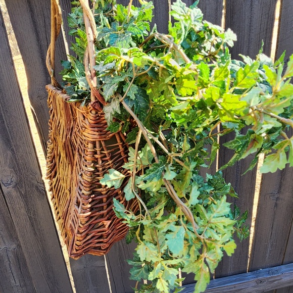 Artificial Hanging Plant On Basket - Picture 5 of 5
